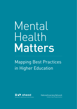Mapping Best Practices in Higher Education