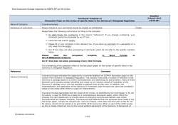 Final response to EIOPA DP on SII review - Clean