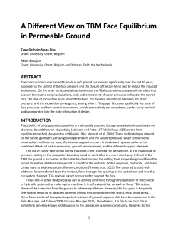 A Different View on TBM Face Equilibrium in Permeable Ground