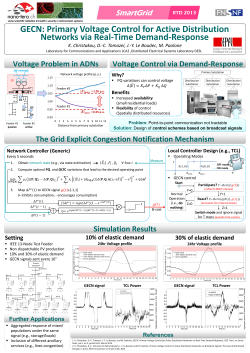 Setting 10% of elastic demand 30% of elastic demand - Nano-Tera