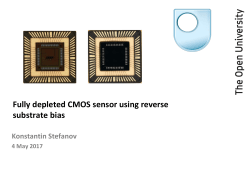 Fully depleted CMOS sensor using reverse substrate bias