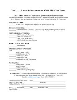 Sponsorship Opportunities