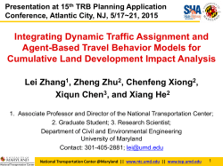 Cumulative land development impact study along the I
