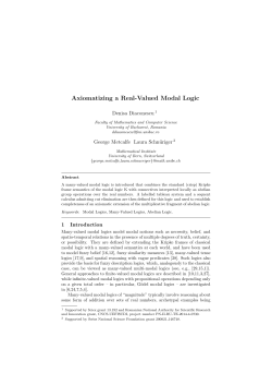 Axiomatizing a Real-Valued Modal Logic