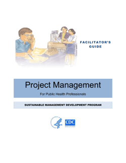 Facilitator`s Guide - Project Management