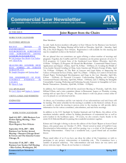 Spring 2017 - American Bar Association