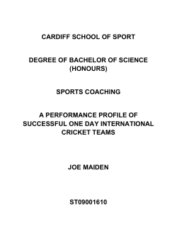 chapter four - results - Cardiff Metropolitan University
