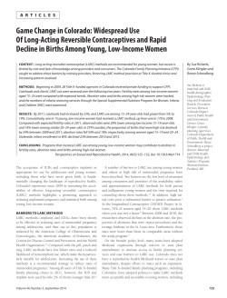 Game Change in Colorado: Widespread Use Of Long