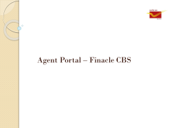 Agent Portal &ndash; Finacle CBS