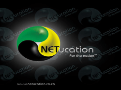The Internet Caf&eacute; Industry in South Africa