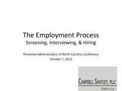 (c) Employer or Educational Institution Inquiry