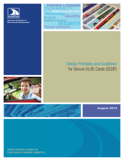 Design Principles and Guidelines for Secure DL/ID Cards