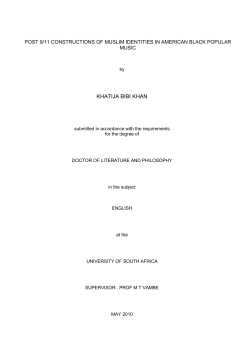 khatija bibi khan - Unisa Institutional Repository