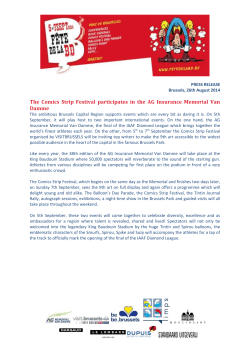 The Comics Strip Festival participates in the AG