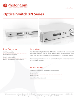 Optical Switch XN Series