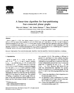 A linear-time algorithm for four-partitioning four
