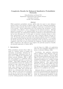 Complexity Results for Enhanced Qualitative Probabilistic Networks