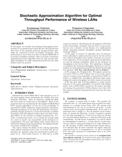 Stochastic Approximation Algorithm for Optimal