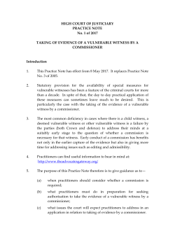 High Court Practice Note