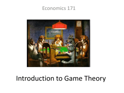 Introduction to Game Theory