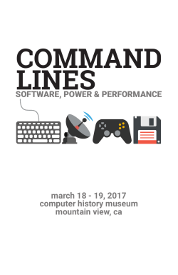 command lines - SIGCIS Meetings