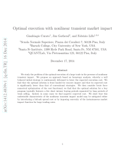 arXiv:1412.4839v1 [q-fin.TR] 16 Dec 2014 Optimal