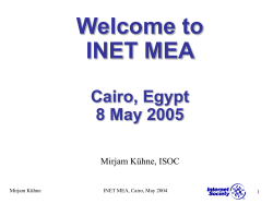 Mobile Internet - Opportunities and Threats