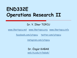 Course description presentation