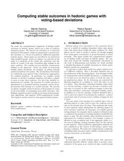 Computing stable outcomes in hedonic games