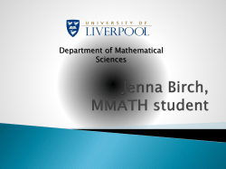 powerpoint slides for the presentation