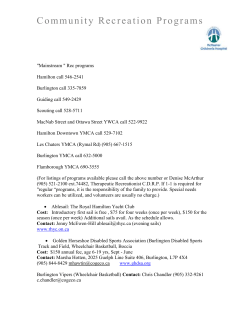 List of COMMUNITY recreation programs for children with special