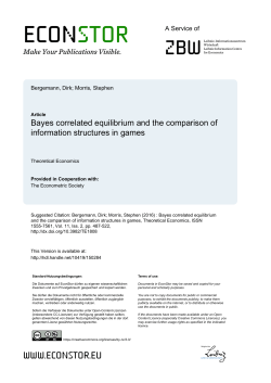 Bayes correlated equilibrium and the comparison of information