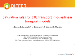Saturation rules for ETG transport in quasilinear transport models