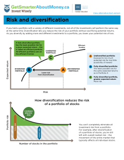 Risk and diversification - GetSmarterAboutMoney.ca
