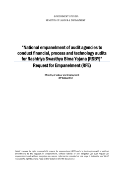 National empanelment of audit agencies to conduct financial