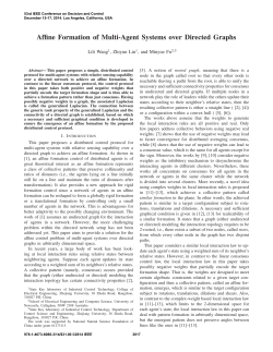 Affine Formation of Multi-Agent Systems over Directed Graphs