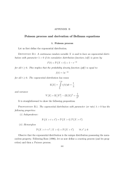 Poisson process and derivation of Bellman equations