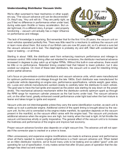 Understanding Distributor Vacuum Units