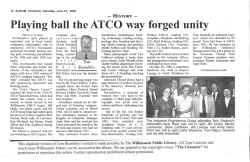 Playing ball the ATCO way forged unity