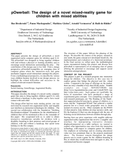 pOwerball: The design of a novel mixed