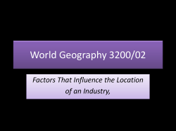 5_3 Location of Industry