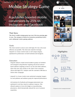 CASE STUDY Mobile Strategy Game