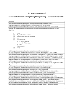 Question Bank - C Programming