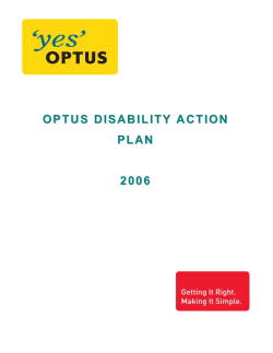 Disability Action Plan 2006