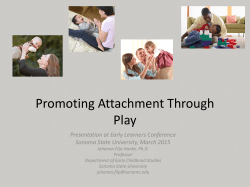 Promoting Attachment through Play