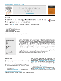 Research on the strategy of multinational enterprises