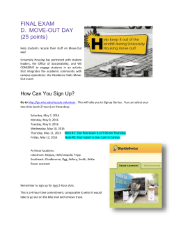 D. Move Out Day