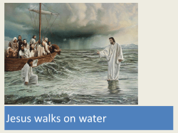 Matthew 14-15 Walk on Water