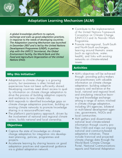 Adaptation Learning Mechanism (ALM)