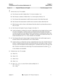 Pearson Chapter 1 Foundations and Pre
